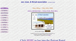 Desktop Screenshot of entassociates.com